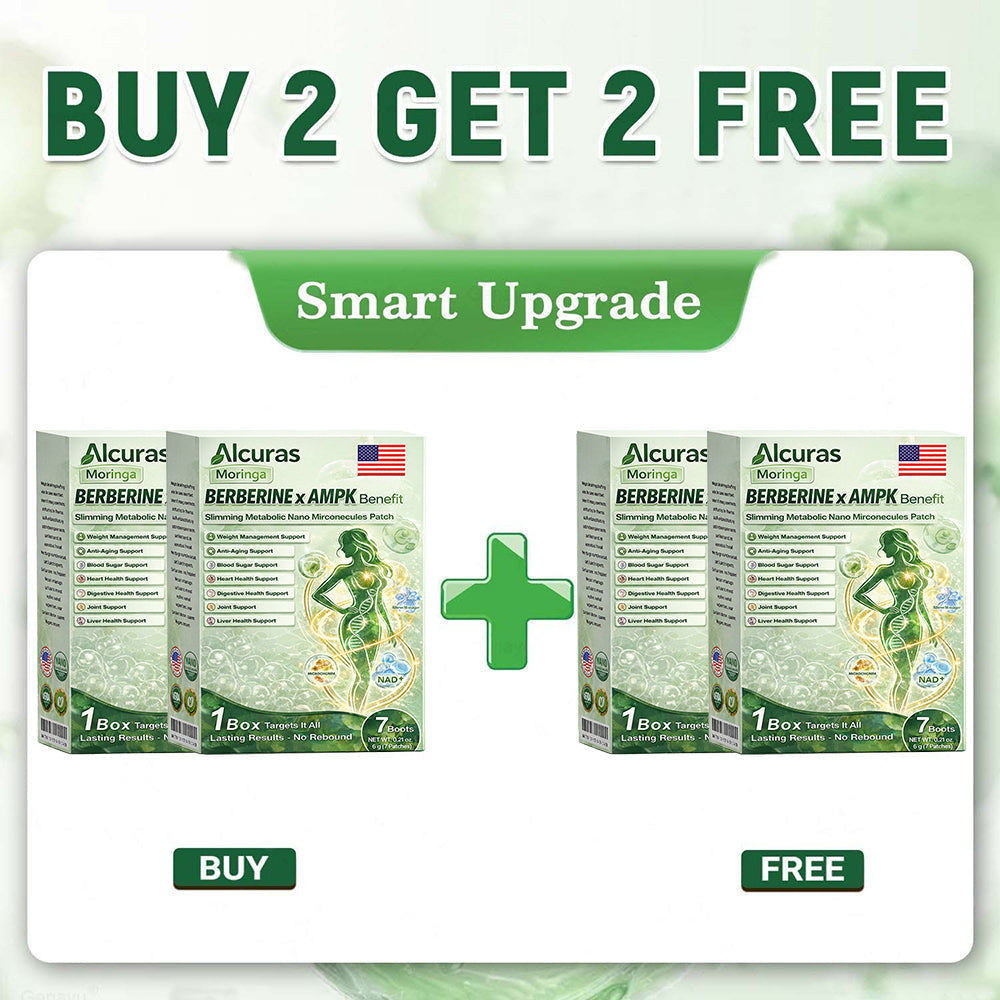 🧬Alcuras™ Moringa × Berberine × AMPK 8-Benefit Slimming & Metabolic Nano Microneedle Patch 🇺🇸  Just once a day · Visible changes in 7 days  ✅ For obesity, loose skin, diabetes, sleep apnea, joint issues, and more