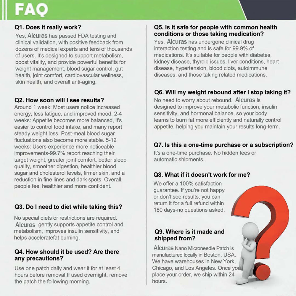 🧬Alcuras™ Moringa × Berberine × AMPK 8-Benefit Slimming & Metabolic Nano Microneedle Patch 🇺🇸  Just once a day · Visible changes in 7 days  ✅ For obesity, loose skin, diabetes, sleep apnea, joint issues, and more